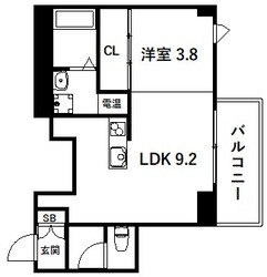 エヌズガーデン夙川の物件間取画像